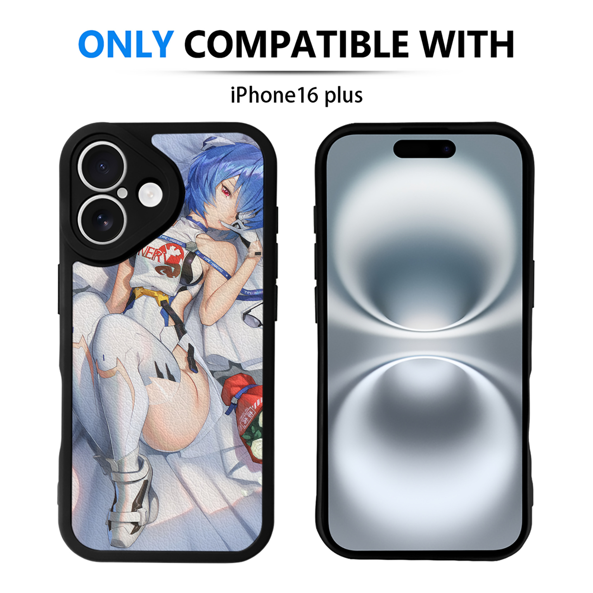 （画像用） EVA 新世紀エヴァンゲリオン 【iPhone 16シリーズ対応】シリコンスマホケース（レザー調） 材質：シリコン